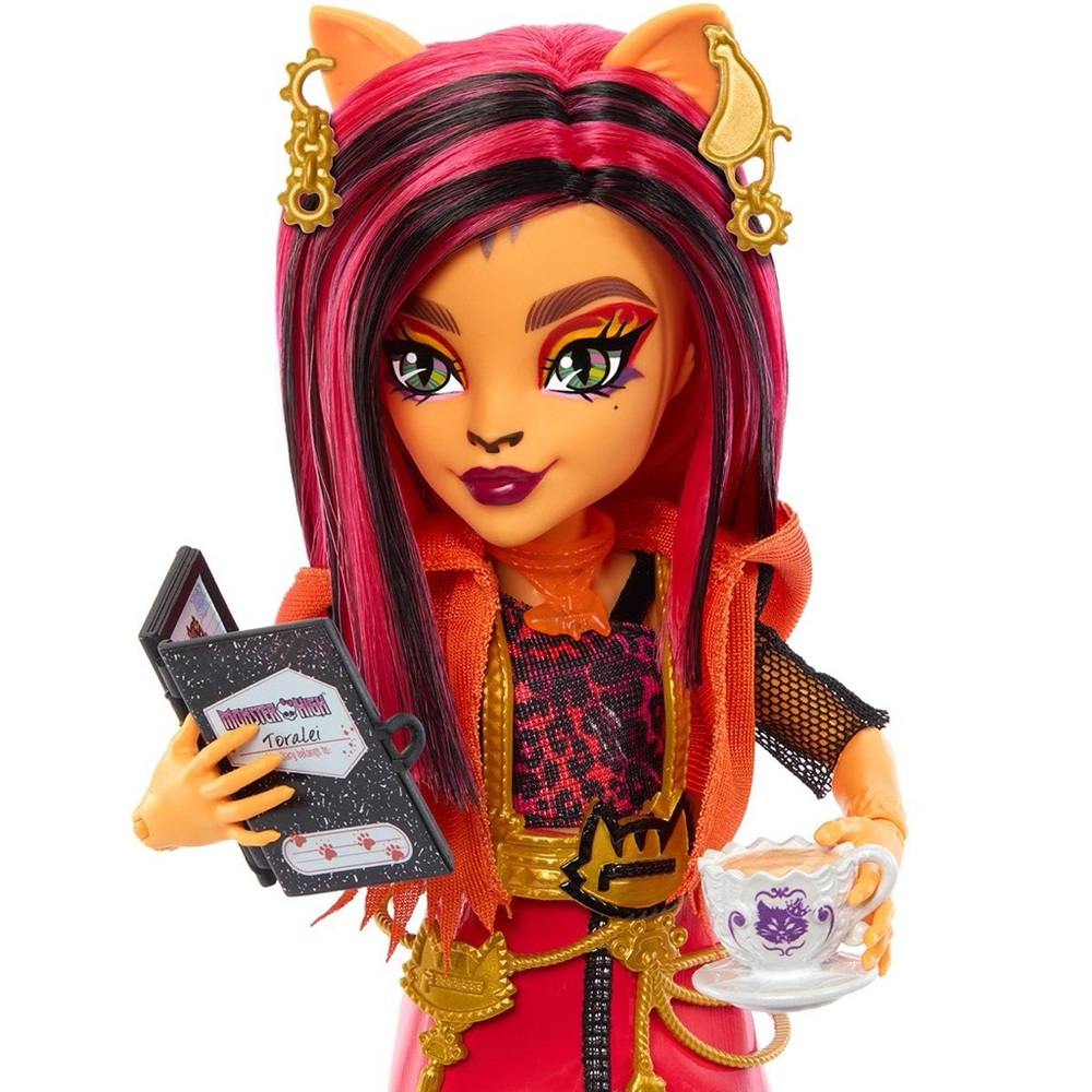 NIB - Monster High - Skulltimate Secrets ‘Toralei Stripe’ w/ Dress-Up Locker - Picture 2 of 13